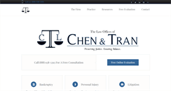 Desktop Screenshot of chentranlaw.com