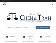 Tablet Screenshot of chentranlaw.com